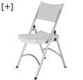 Dobrávels :: Cadeira dobrável de aço e polietileno SP910500